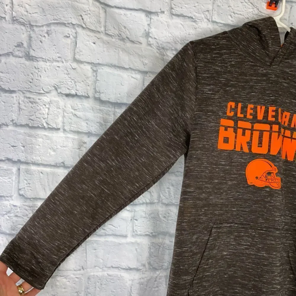 NFL team apparel Cleveland browns hoodie youth sz XL 14/16